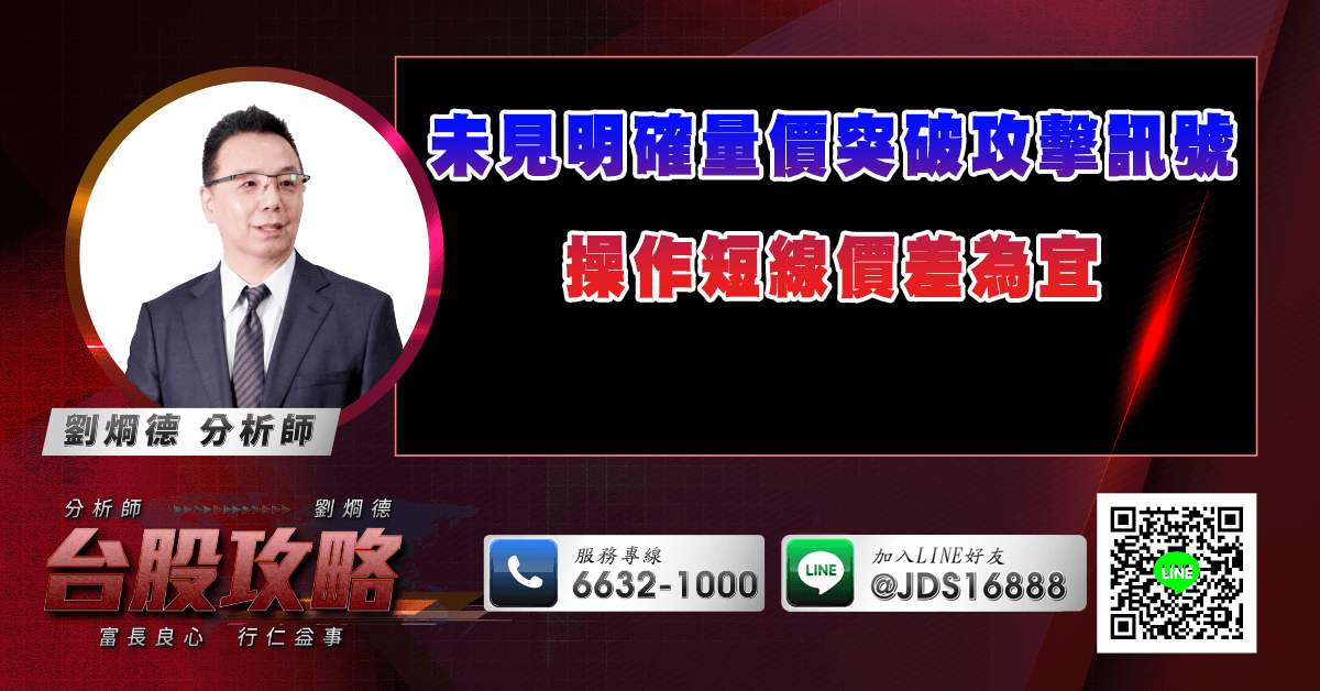 未見明確量價突破攻擊訊號 操作短線價差為宜 (圖)